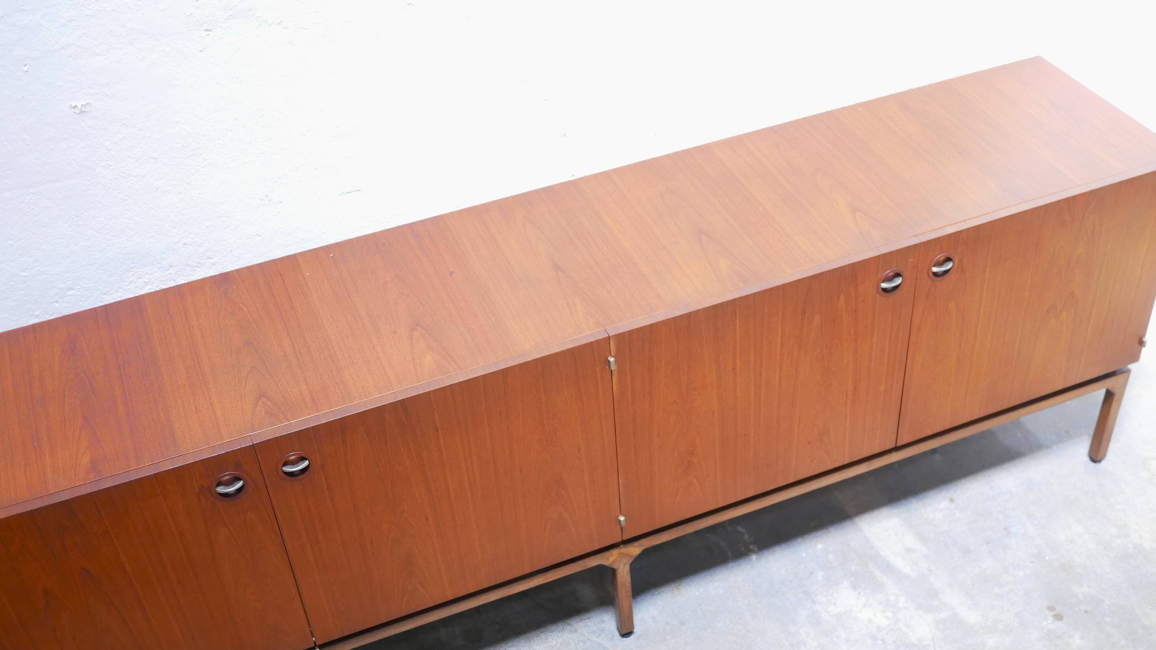 Teak enfilade by Gérard Guermonprez for Magnani editions