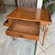 Oak desk, 1 drawer and 1 removable document holder, 1950
