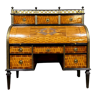 Writing desk a Cylinder with step Louis XVI period in noble woods