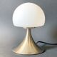 Lampe de table  de lit vintage en verre tip-touch champignons