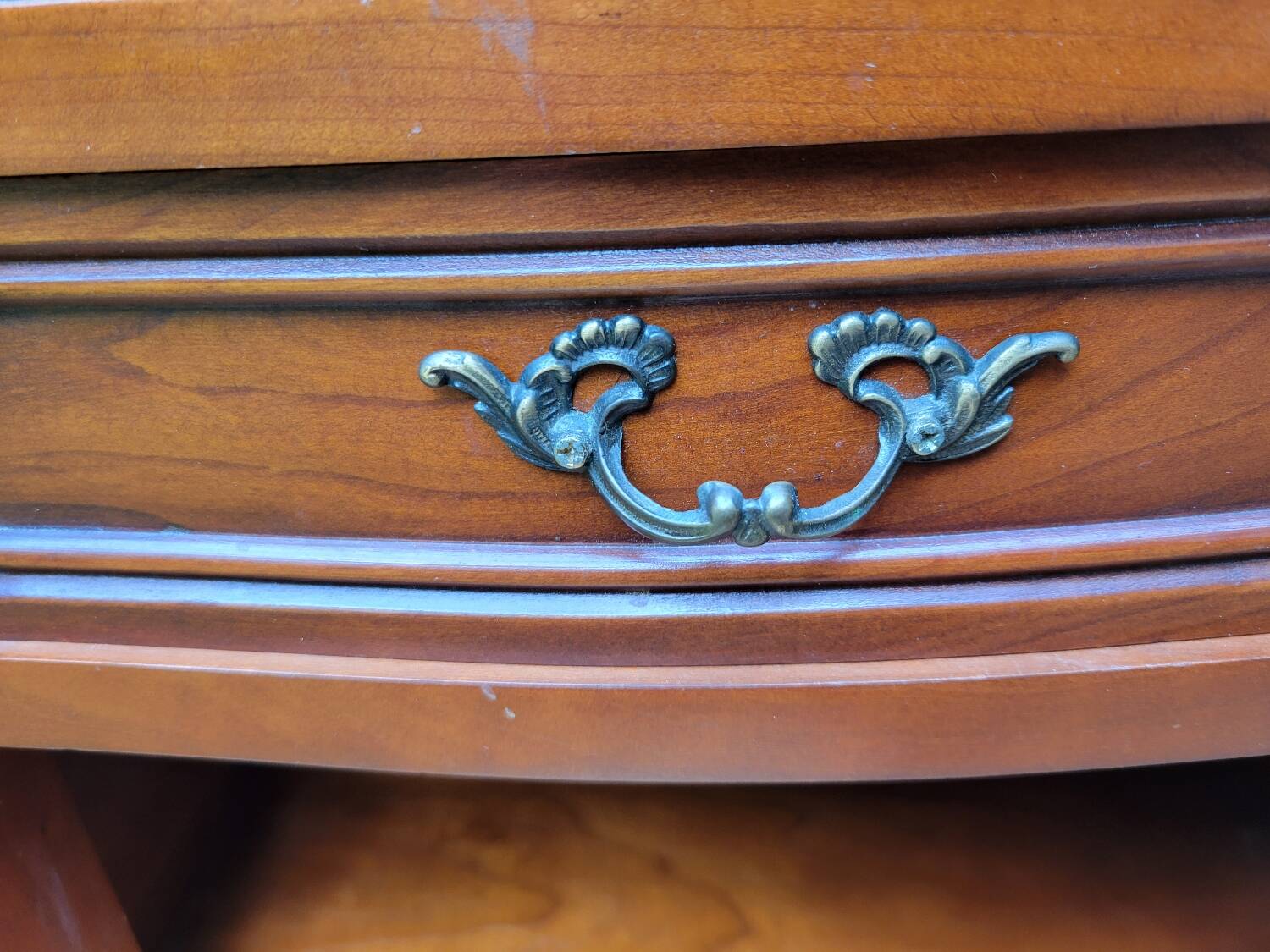 Pair of Louis XV bedside tables in cherry wood.