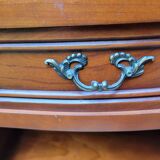 Pair of Louis XV bedside tables in cherry wood.