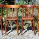 Mix 6 chairs bistro Baumann and Luterma 30/40 years