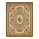 Handmade European Vintage Aubusson Kilim 263 cm x 334 cm