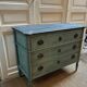 Old blue chest of drawers