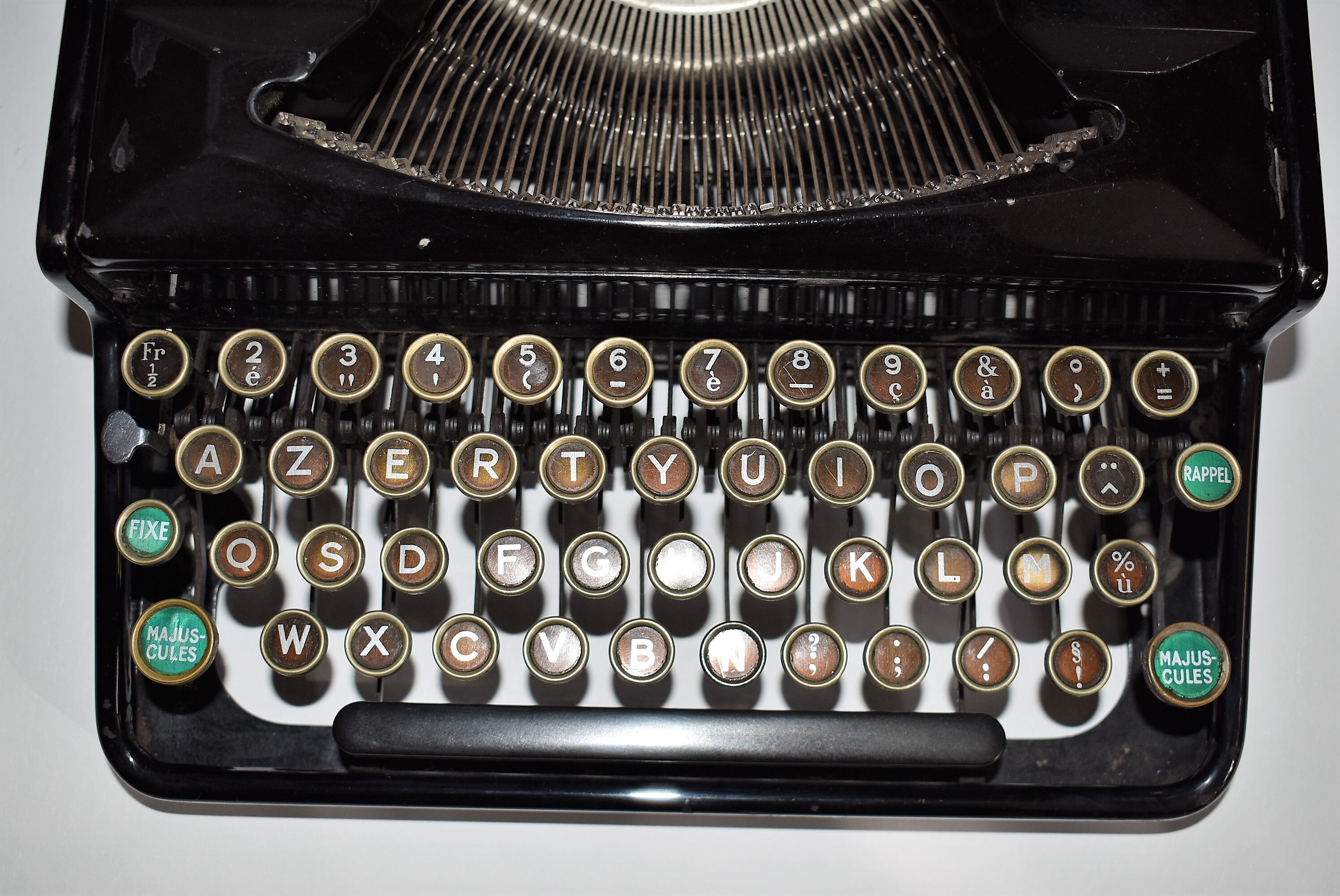 Old typewriter Erika Naumann portable circa 1940