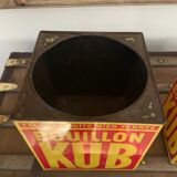 Duo of boxes Bouillon Kub metal 1950