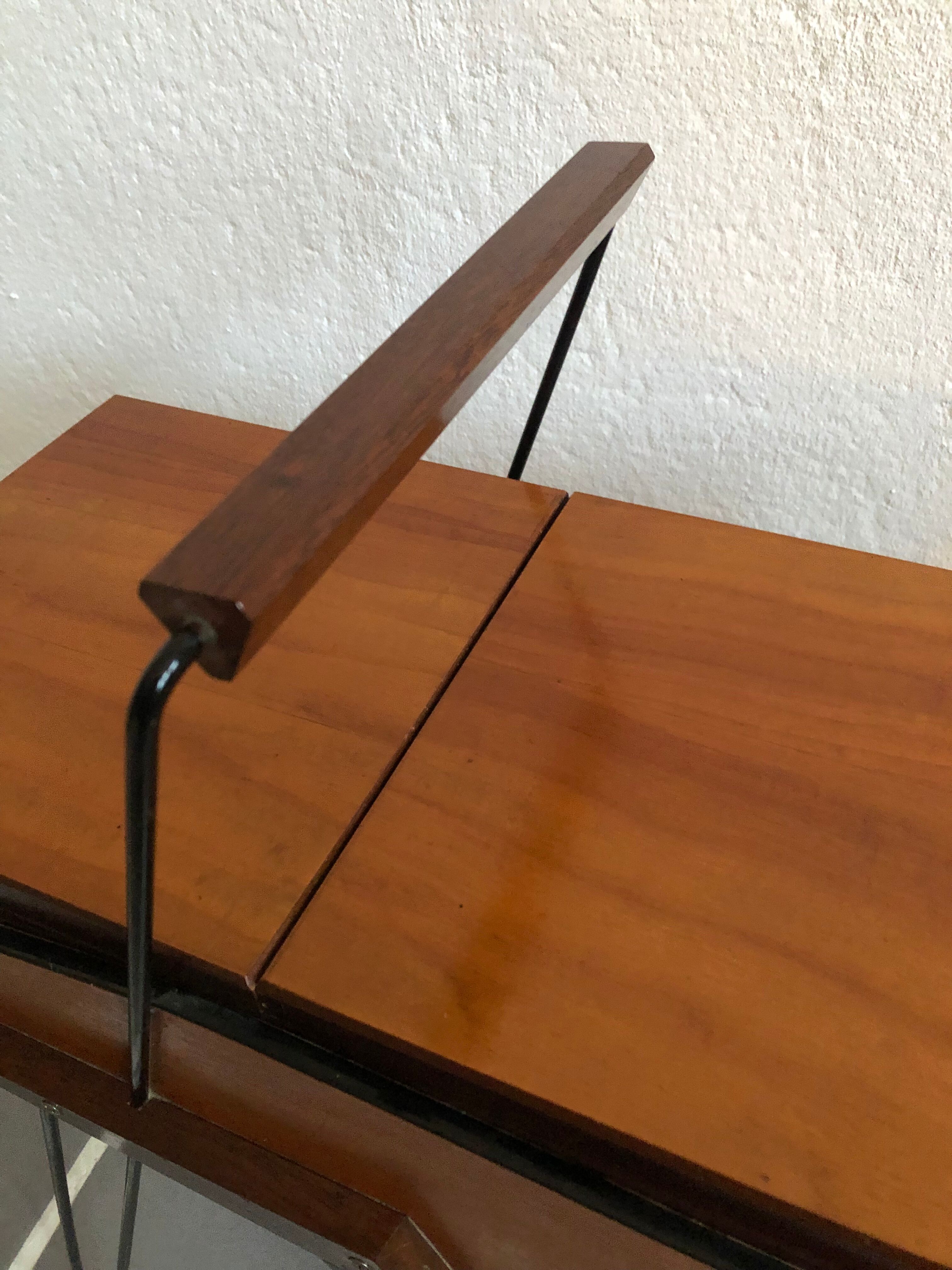 Vintage modernist sewing cart