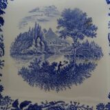 3 plats raviers Villeroy & Boch  faïence ancienne  366112 Burgenland Bleu