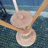 Tabouret à vis d'atelier en bois de 46 à 65 cm