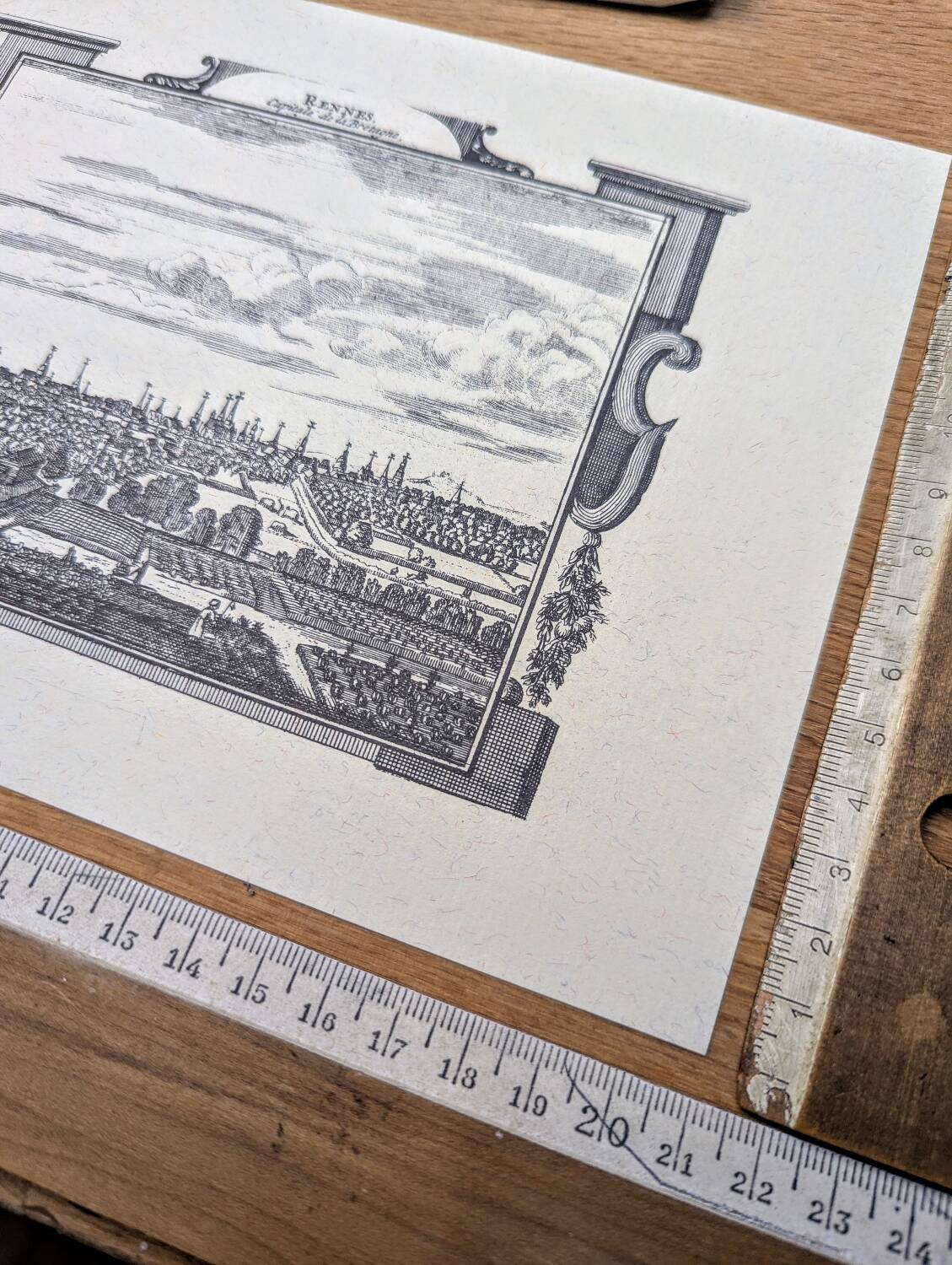 Printed in 1970, Rennes, Brittany.