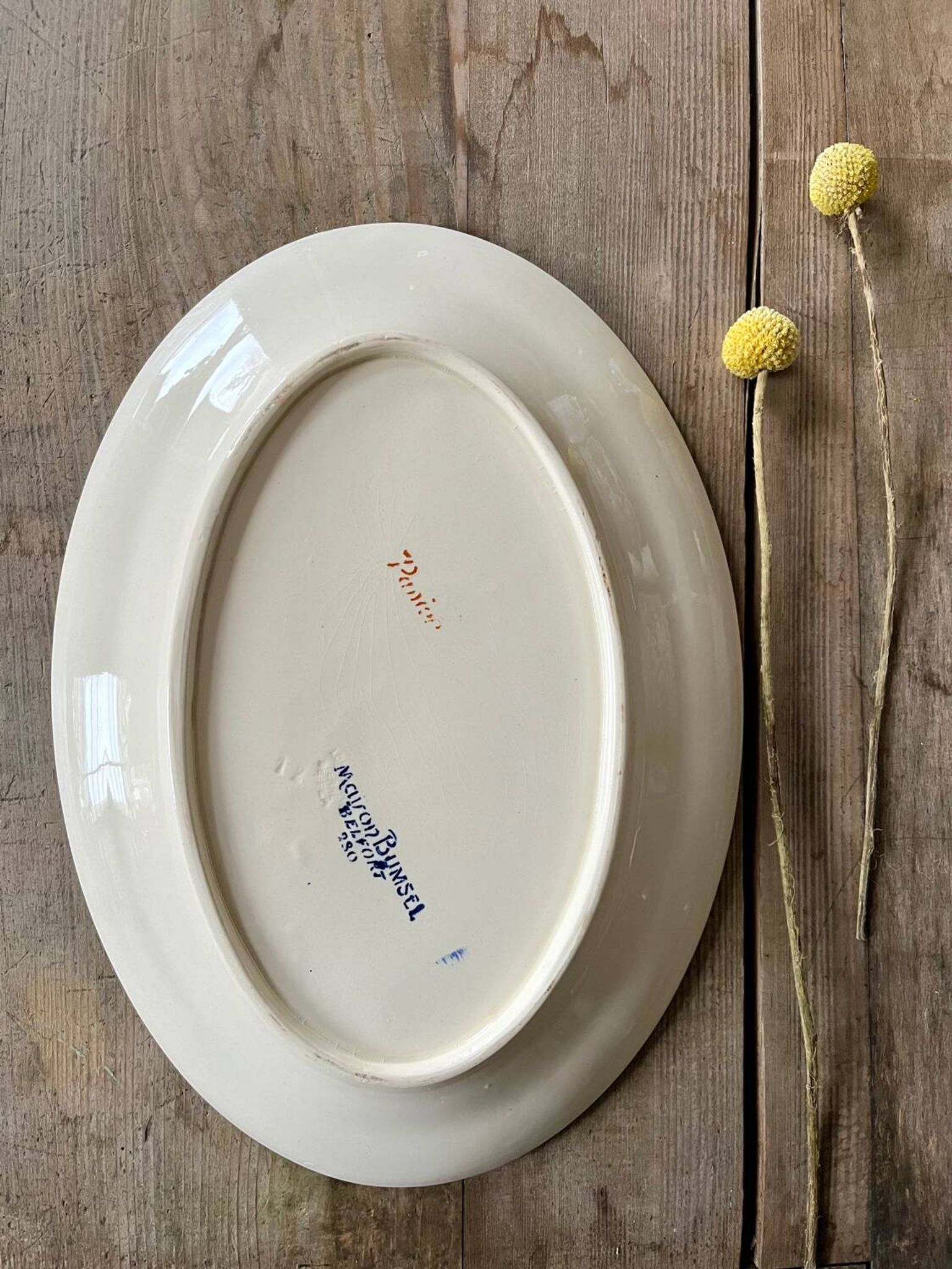 Plat terre de fer