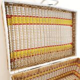 Rattan suitcase