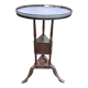 Louis XVI style pedestal table marble