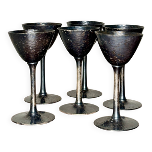 Set de six verres à