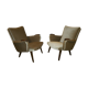Pairs of armcchairs Danish 50/60s Arno Votteler knoll