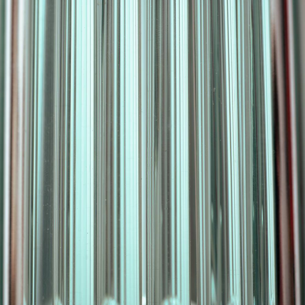 Applique murale Art déco avec tubes en verre, lampe de barbier, années 1930