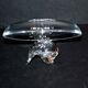 Lalique ring cup with birds in sparrow crystal unsigned