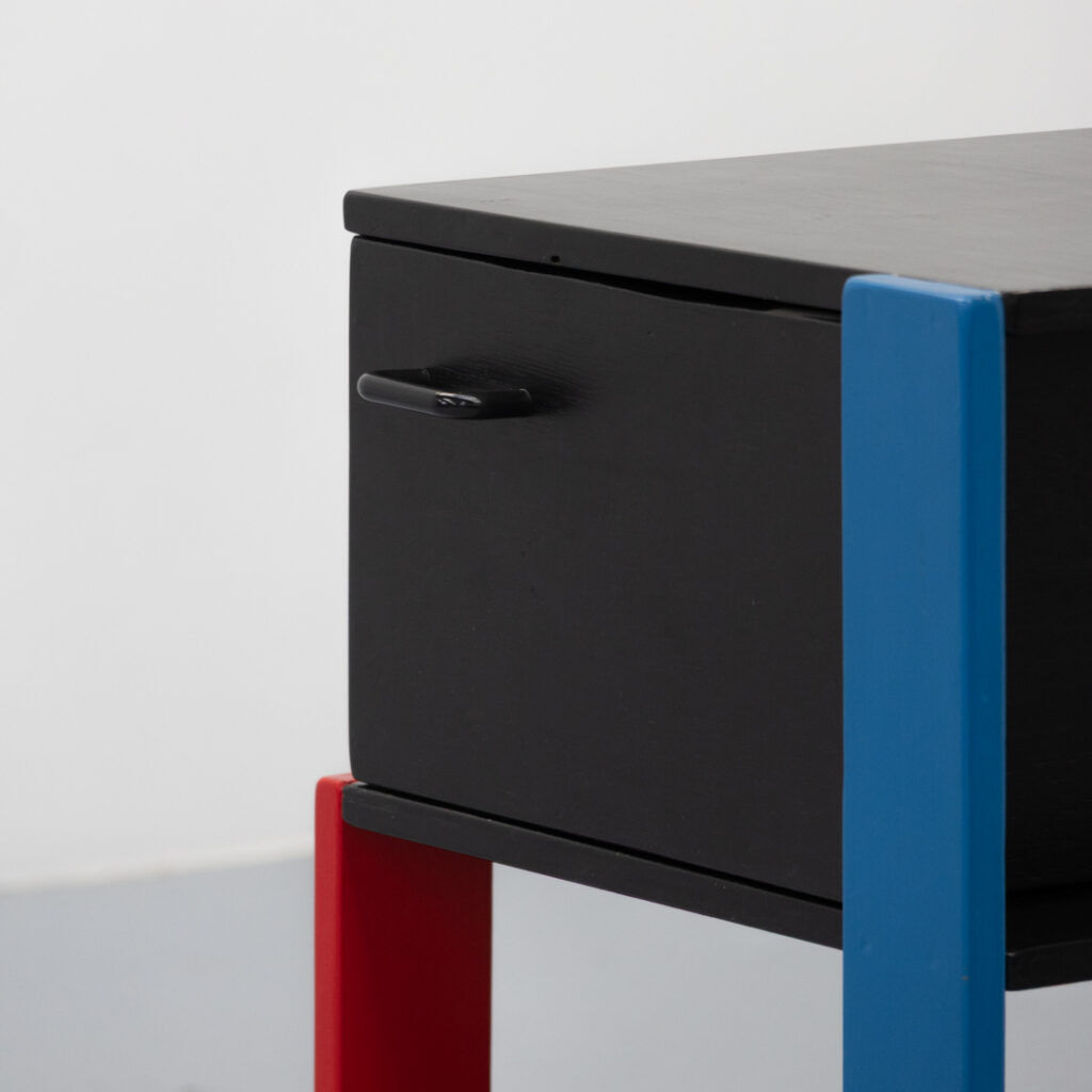 Rietveld style side table 1980s