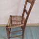 rustic wooden chair boheme craft braided rope