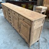 Huge mid-20th century sideboard in solid oak