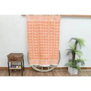 1970s Vintage Turkish Handmade Wool Cotton Orange Kilim Rug 112x180