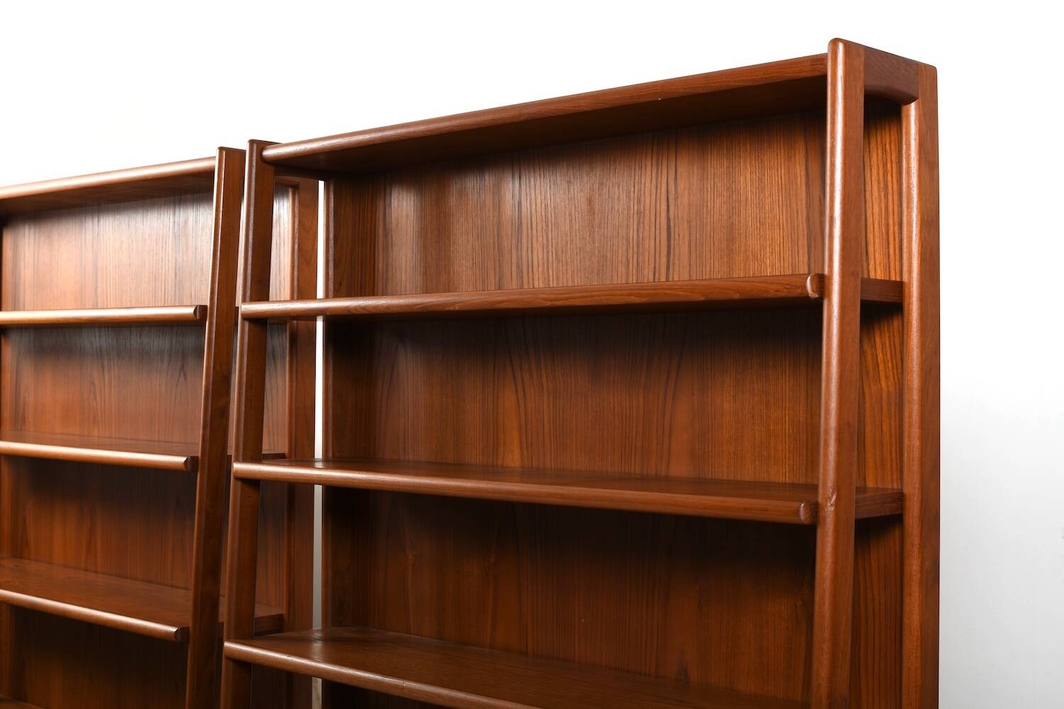 Pair of Conical Bookshelves by Poul M. Volther 1960s
