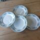 4 old flat plates Terre de fer