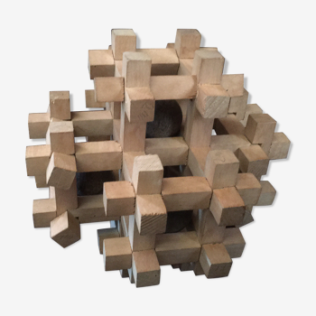 Chinese wooden puzzle, puzzle game