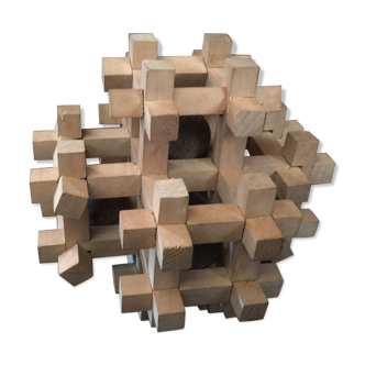 Casse-Tête Chinois en bois, jeu de reflexion