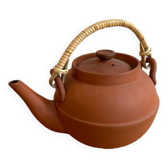 Terracotta teapot