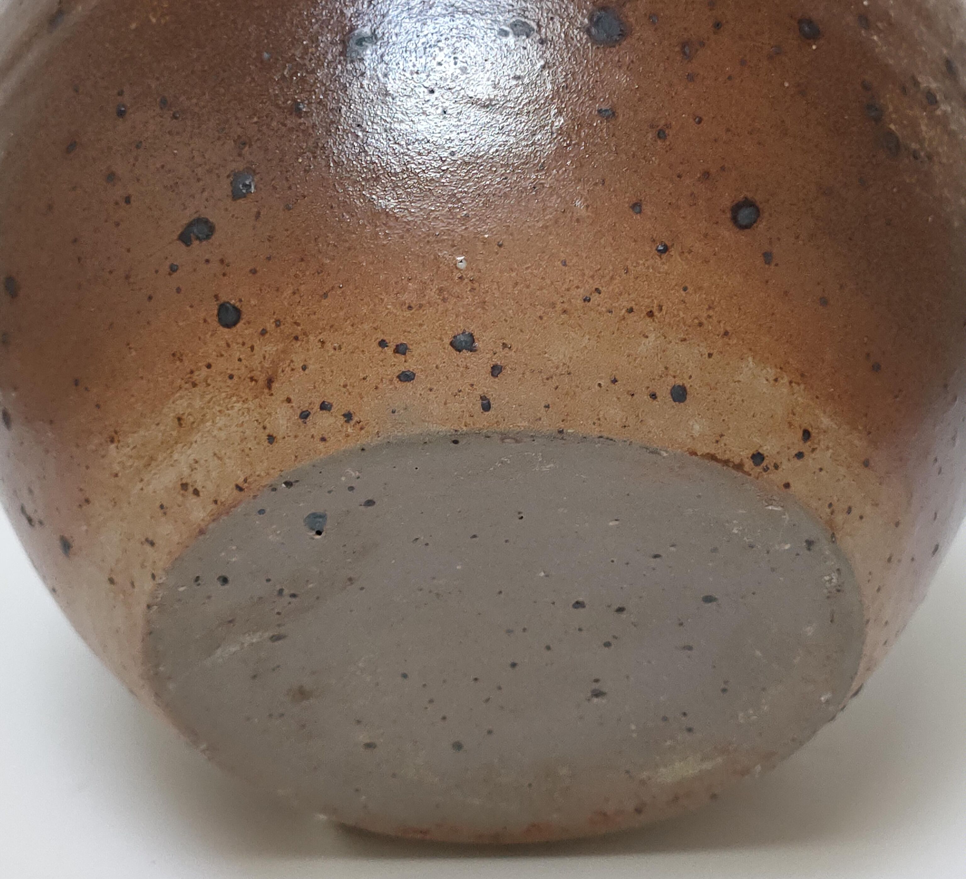 Lamp foot sandstone pyrity vintage height 31 cm