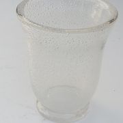 Vase Daum bullé années 50