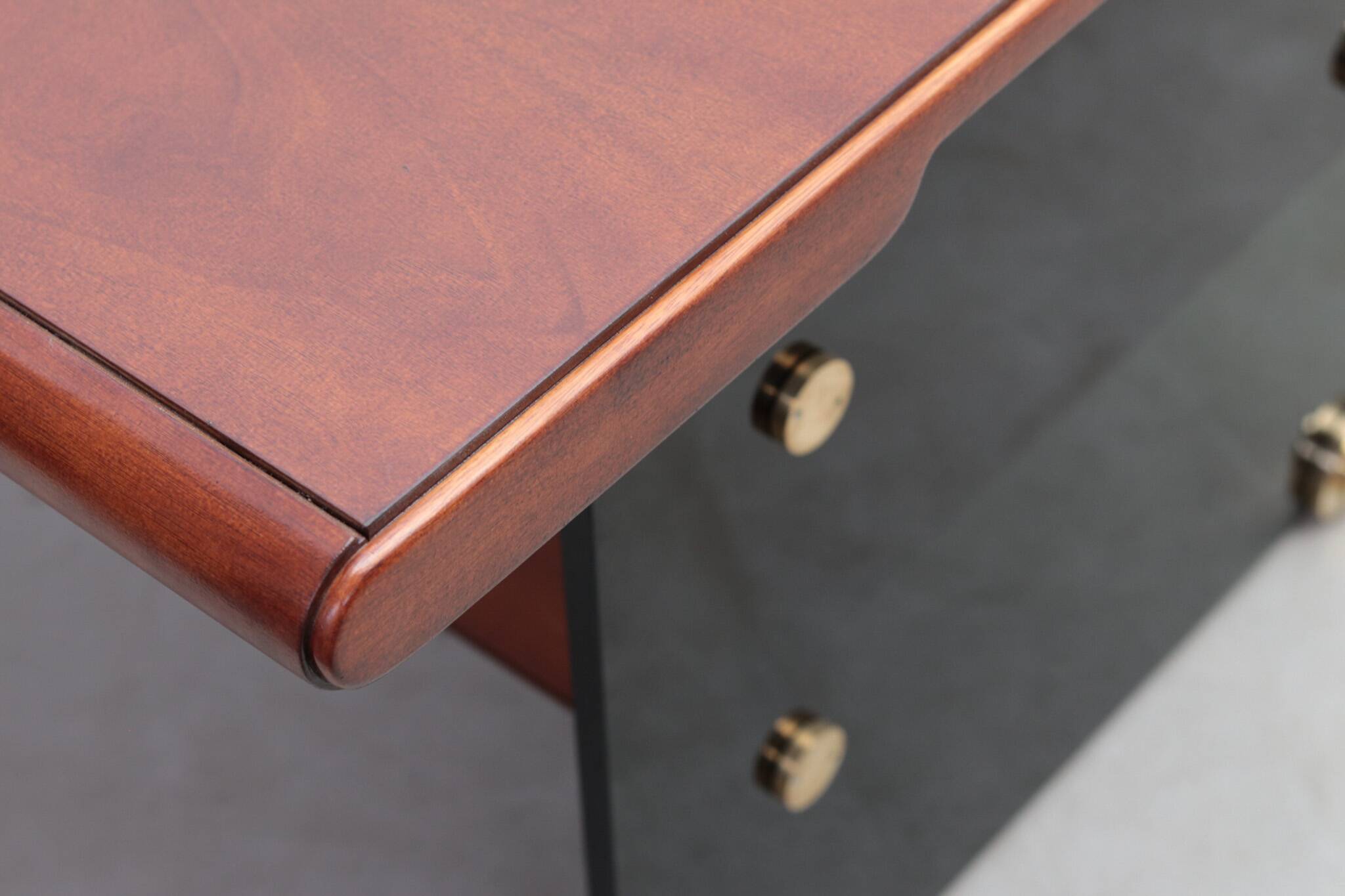 Mid-century modern glass desk, Italy 1960s