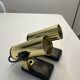 Pair of adjustable gold Targetti spotlights – Italian vintage design – c