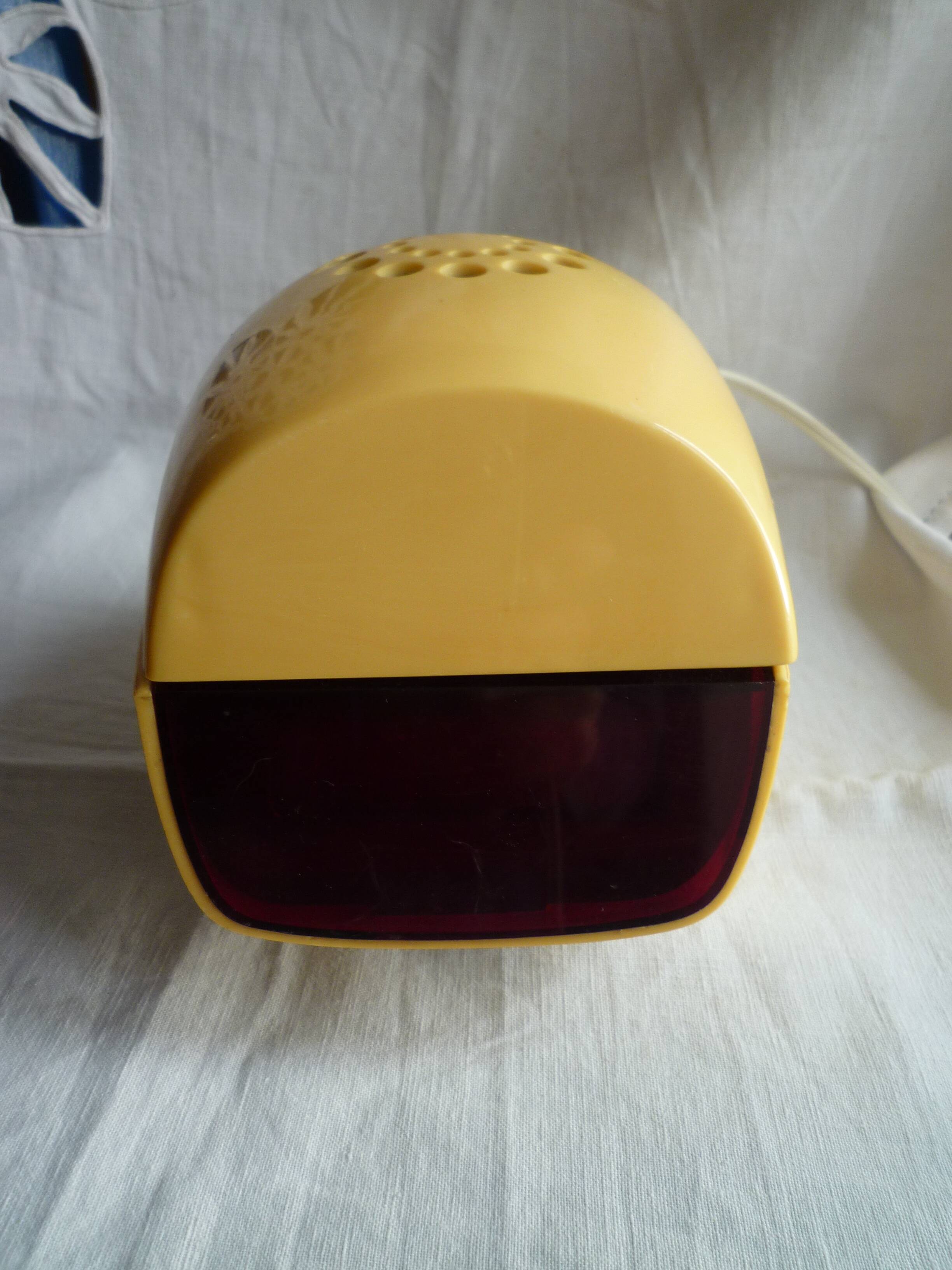 Articulated bedside alarm alarm lamp "Space Age" 70s