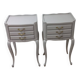 Pair of antique bedside tables