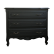 Commode vintage noire