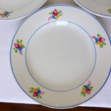3 flat plates of Gien model Nice
