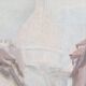 R. Joly "Rue Norvins à Montmartre avec vue sur le Sacré-Cœur" huile sur toi