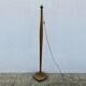 Art Deco tapered floor lamp in solid oak from the 1930s-1940s.