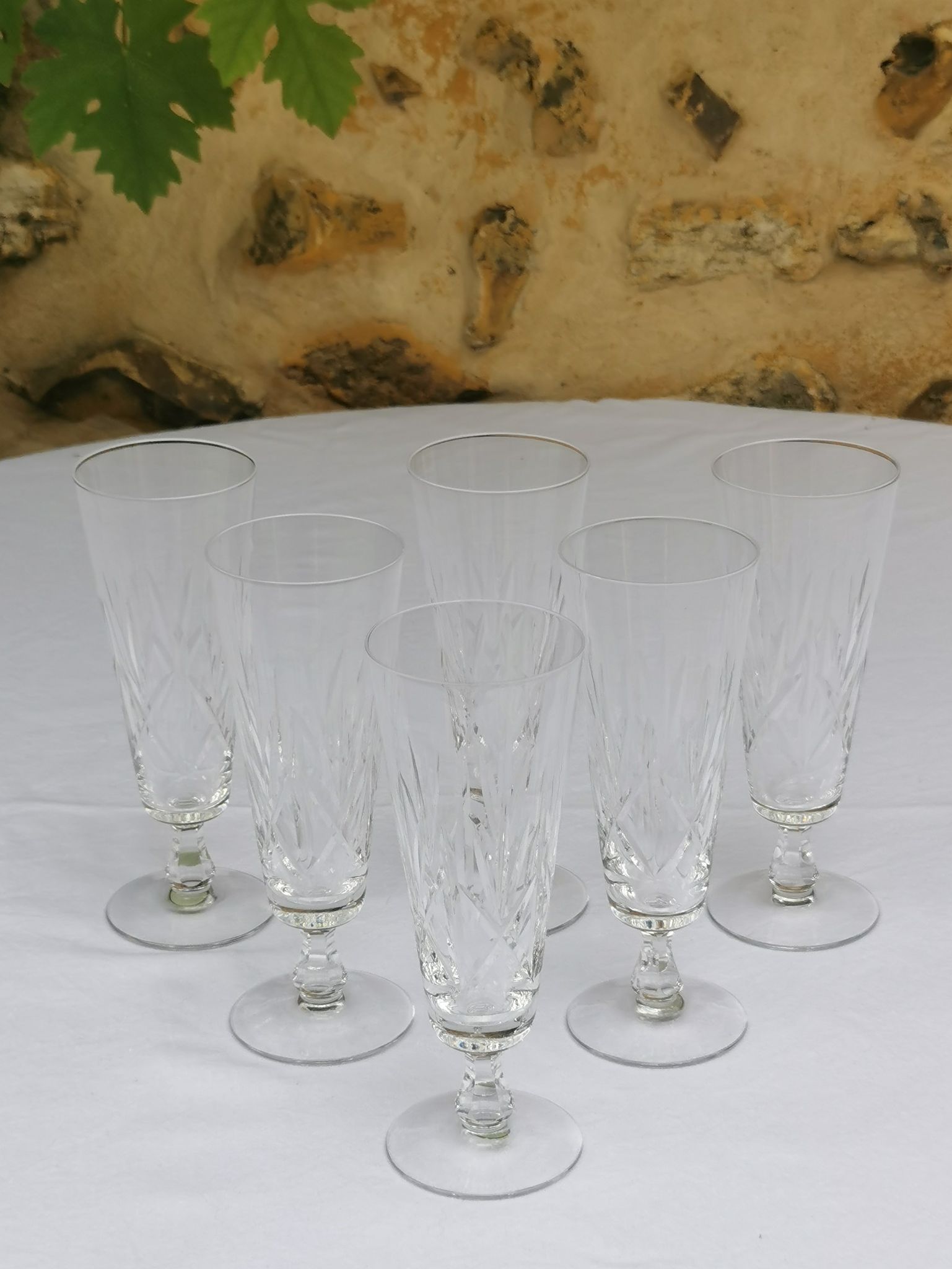 Service verres et carafes en cristal