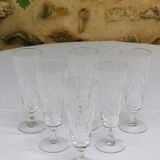 Service crystal glasses and decanters