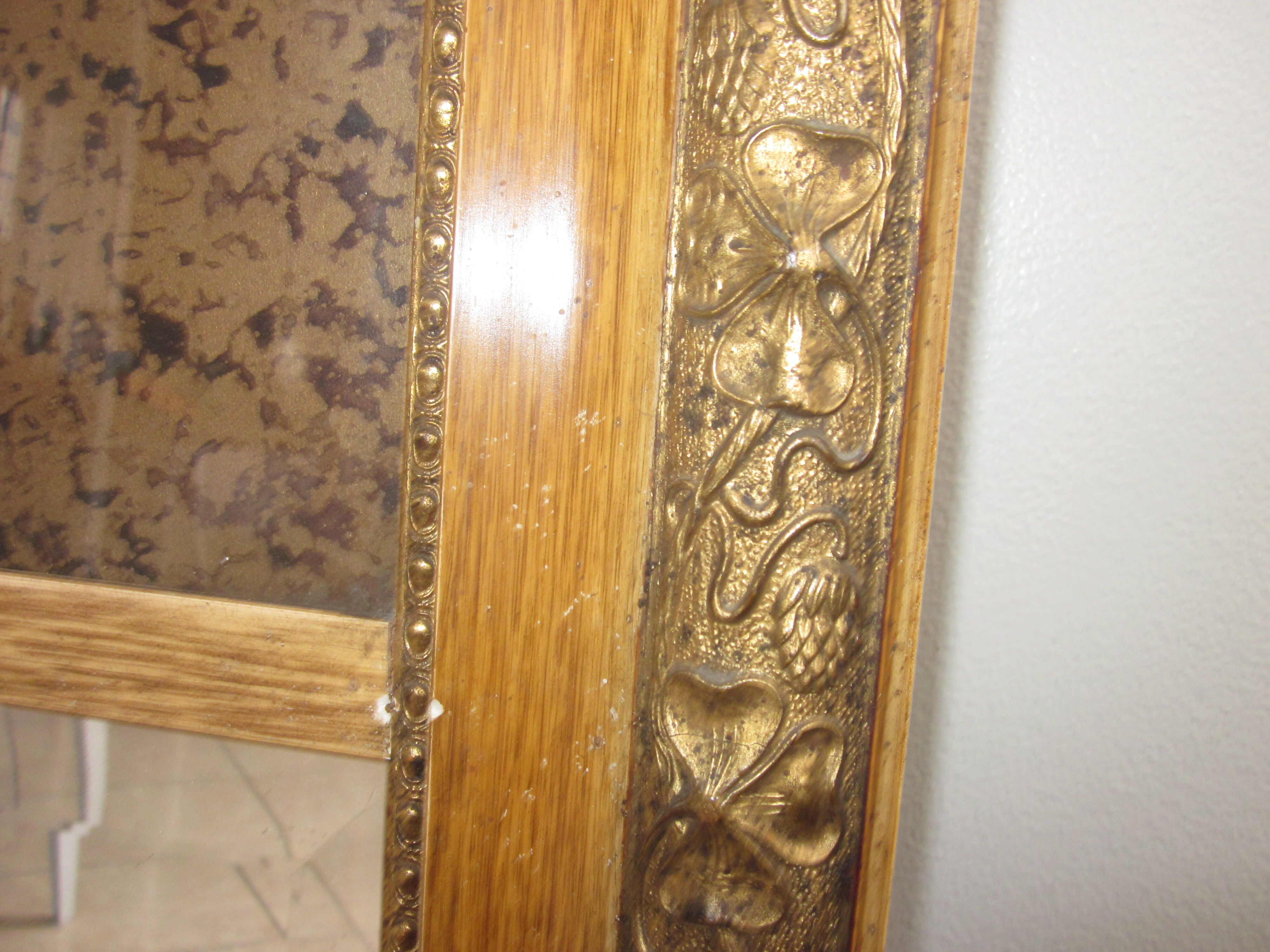 trumeau mirror of the 20s 70x131cm