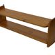 Vintage wooden wall shelve rack in pinewood minimalist design
