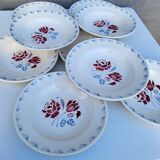 Lot 9 deep plates ▪︎ Art Deco ▪︎ Jane ▪︎ Niderviller