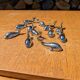 Silver knife holders whale model