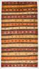 6x11 Turkish Vintage Kilim Rug, 186x342Cm