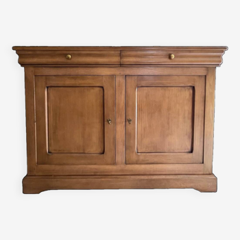 Sideboard 2 doors 2 drawers oak Louis Philippe