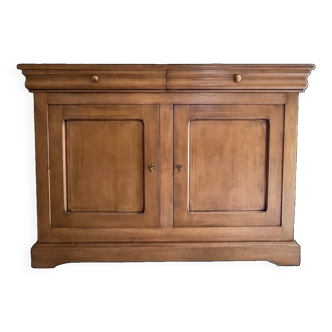 Sideboard 2 doors 2 drawers oak Louis Philippe